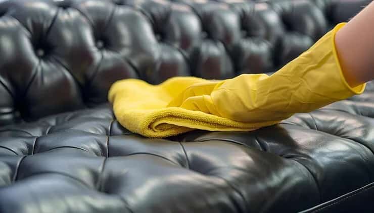 Leather Cleaning by Famous Cleaning Services