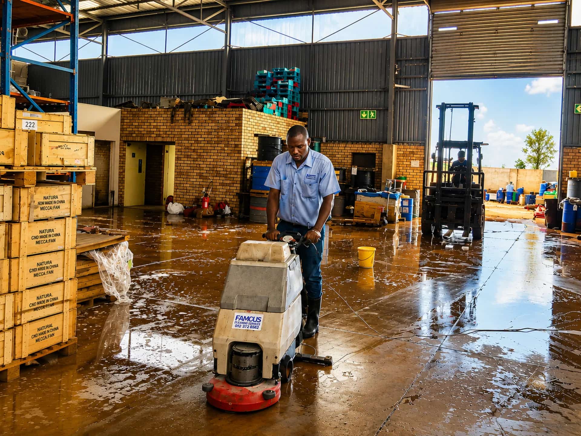 Warehouse & Factory Cleaning Services in Gauteng by Famous Cleaning Services